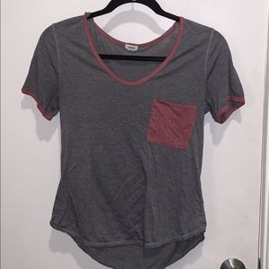 GARAGE t-shirt with maroon pocket!